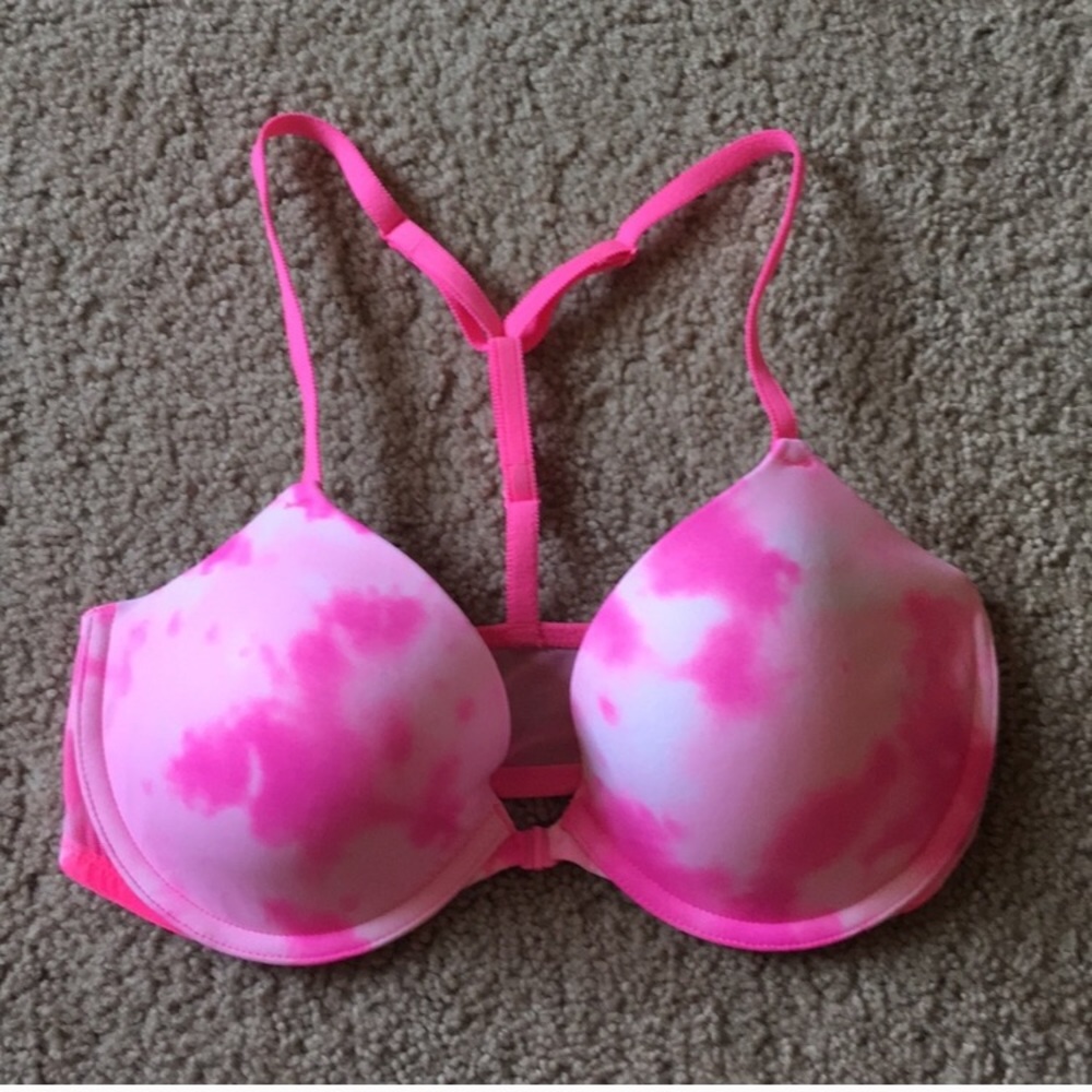 Pink racer back